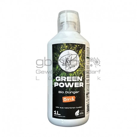 S&R Organics Green Power 5 in 1 Bio Dünger 1 Liter